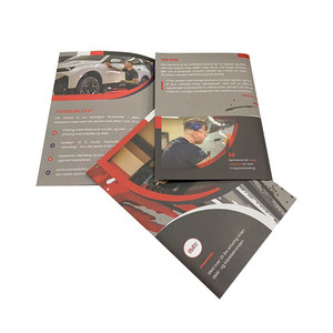 定制光泽哑光商务折叠传单插卡印刷小册子印刷 - Product Image 4