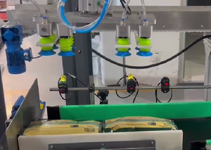 רובוט מותאם אישית או אופקי בלוק תחתון תיק מקרה אריזה מכונת אריזה קרטון