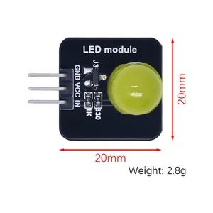 10mm LED Leuchtmodul Anzeige Rot Gelb Blau Grün Weiß RGB LED Smart Elektronischer Baustein 10MM LED Modul - Product Image 2