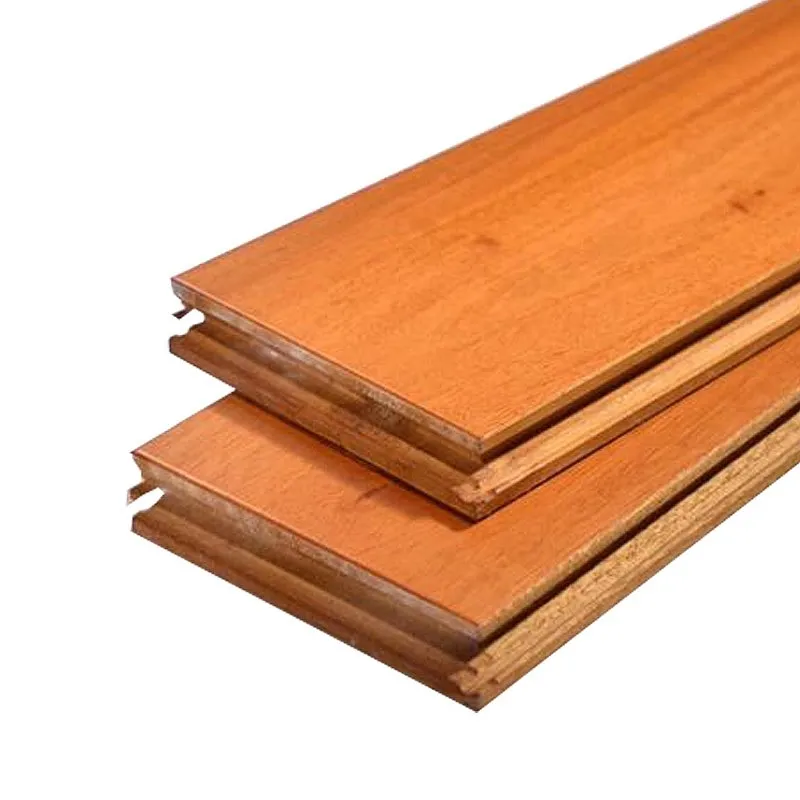 Suelo de madera maciza de caoba resistente al desgaste y respetuoso con el medio ambiente 0761