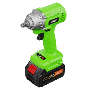 Verschleiß fester 21-V-Schraubenschlüssel mit einstellbarem Drehmoment Batterie betriebener Schlags ch rauber 5 Batteries chl üssel - Product Image 2