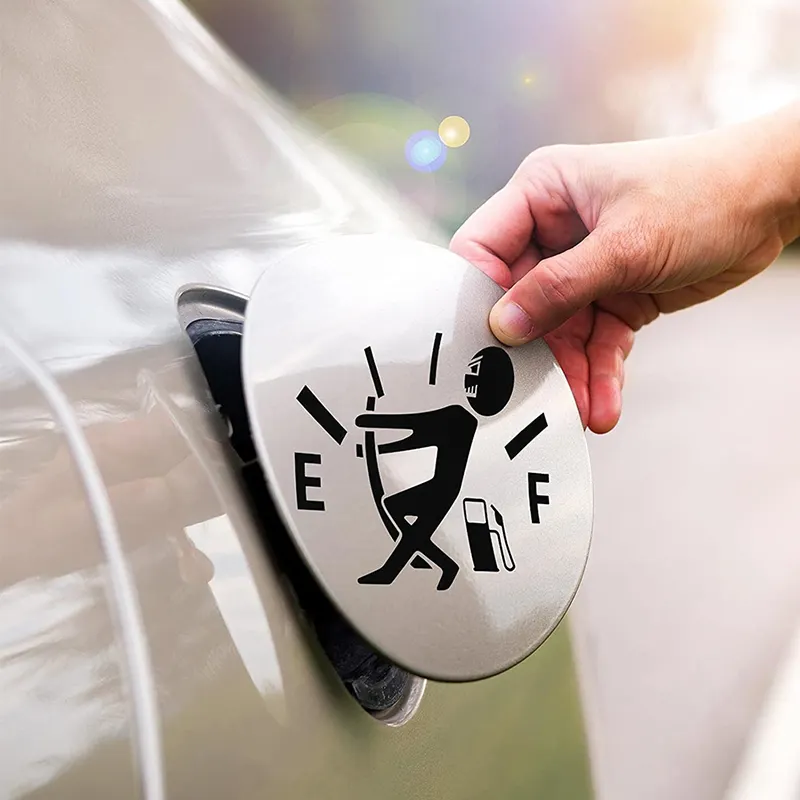 Vinilo personalizado impermeable para ventana al aire libre, pegatina de diseño colorido para coche