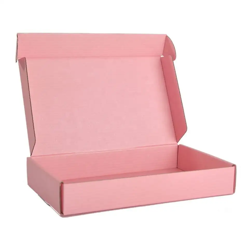 Özel oluklu karton mailler abonelik kutusu ambalaj kapaklı peruk güzellik cilt bakımı seti kozmetik makyaj hediye kutusu