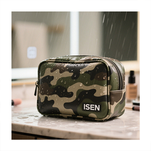 ISen báo in trang điểm túi động vật hoang dã mô hình mỹ phẩm túi thời trang du lịch vệ sinh cá nhân tổ chức cho phụ nữ cô gái Quà Tặng - Product Image 3