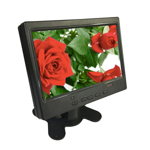 Tamaño pequeño 7 8 10 12 pulgadas LCD Monitor VGA HDM BNC DVI AV Entrada PC Monitor