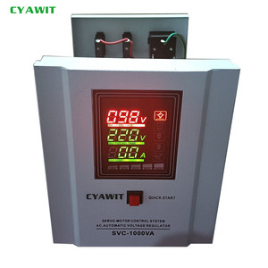 SVC tek fazlı AC dijital bakır Servo Motor otomatik voltaj regülatörü sabitleyici AVR 1KVA 50KVA kapasiteleri - Product Image 4