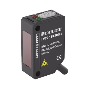 Sensor láser de 10m de distancia de detección de 12 ~ 24 VCC, sensor de reflexión difusa de tecnología líder en el mercado de la energía, 2-24V CC - Product Image 1