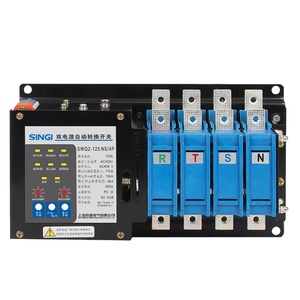 Singi SWQ2-NS otomatik Transfer anahtarı Dc Ats denetleyici emniyet anahtarı CE PA66 3/4 220/380VAC 610-630amp - Product Image 1