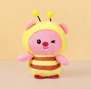 Cute Loopy Little <strong>Beaver</strong> Super <strong>Soft</strong> Warm Pink Plush <strong>Toy</strong> Girls' Bear Rabbit Type Cotton Fabric Material PP Doll - Product Image 3