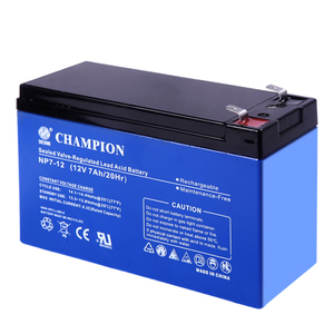 バッテリー12V 7AH充電式酸価規制鉛蓄電池UPSソーラーパワー街灯用 - Product Image 2