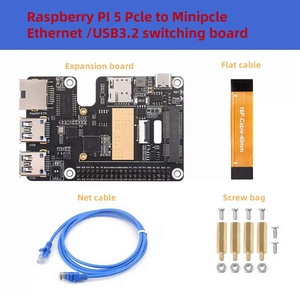 Lampone PI 5 PCIE a 4G modulo di comunicazione scheda SIM RJ45 Gigabit scheda di espansione Ethernet lampone PI 2G 4G 8G - Product Image 5