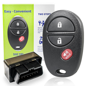 OBD kit per Toyota Sequoia 2 + 1 chiave telecomando 315 frequenza GQ43VT20T con n. 4 OBD programmatore: J71 + OBD-04 - Product Image 1