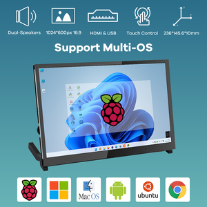 Monitor da esterno con schermo LCD Touch capacitivo IPS da 10.1 "1024 x600 per modello Raspberry Pi 4 3 2 Zero B + - Product Image 3