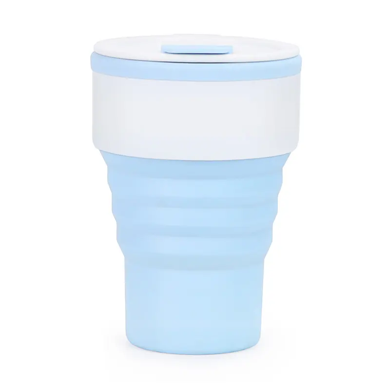 Tapas plegables de silicona para tazas de café, gran oferta, alta calidad, venta al por mayor, Kean Cup10, 375Ml