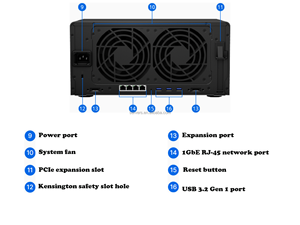 Ds1821 + Enterprise Network Storage 8Bay Nas Servidor de almacenamiento en red - Product Image 4