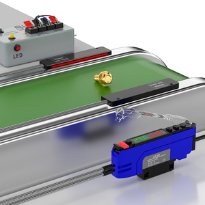 Ultra-Slim SDFT-35MLH Fiber Optic <strong>Sensor</strong> NPN/PNP NC/NO DC12-24V 35mm <strong>Detection</strong> Distance Area <strong>Sensor</strong> Detecting Transparent <strong>Object</strong>