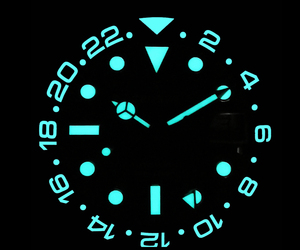 Cronos L6020 Montre de plongée mécanique automatique pour homme Lunette bidirectionnelle 20 ATM Saphir 5 maillons Bracelet en acier inoxydable BGW-9 - Product Image 6