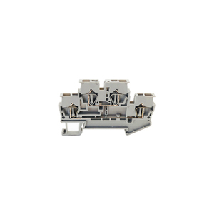 STTB-1.5 Upper and Lower <strong>Double</strong>-<strong>layer</strong> <strong>Terminal</strong> <strong>Blocks</strong>, Two in and Two Out <strong>Spring</strong> Self-locking In-line Rail <strong>Terminal</strong> <strong>Blocks</strong> - Product Image 1