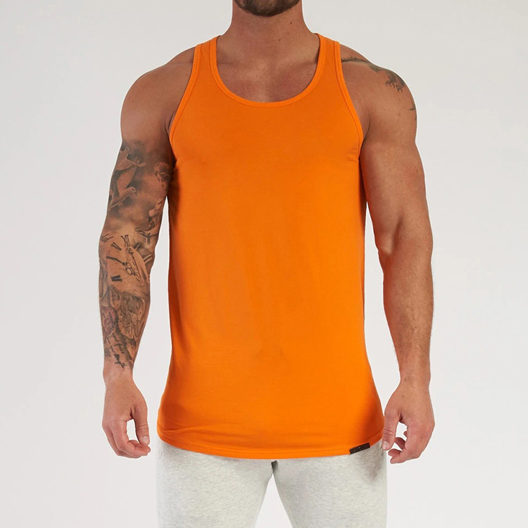 Naranja Tank tops hombres