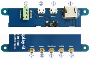 5 Zoll Raspberry Pi Display 2 3 4 B Tft Lcd 800x480 Kapazitives Touchscreen-Modul - Product Image 6