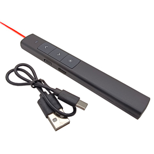 Presentazione Powerpoint Clicker laser penna presentazione Wireless presentatore cambia diapositiva puntatore Laser batteria al litio tipo-C - Product Image 1