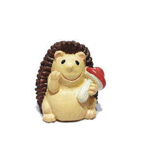 Reçine zanaat küçük figürler kirpi şeker arazi kil charms mikro peyzaj süslemeleri animals hayvanlar minyatürleri - Product Image 4