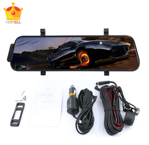 10 Inch Mirror Dash Cam Front and Rear 1440 P Full Touch Screen Smart Rear View Mirror <strong>Camera</strong> with Sony <strong>Sensor</strong> - Product Image 1