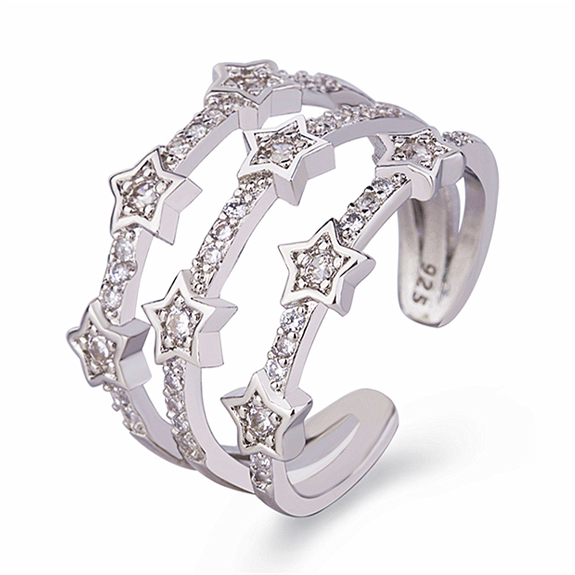 White diamond-white gold