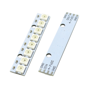 8 channel WS2812 5050 RGB luci LED scheda di sviluppo per Arduino
