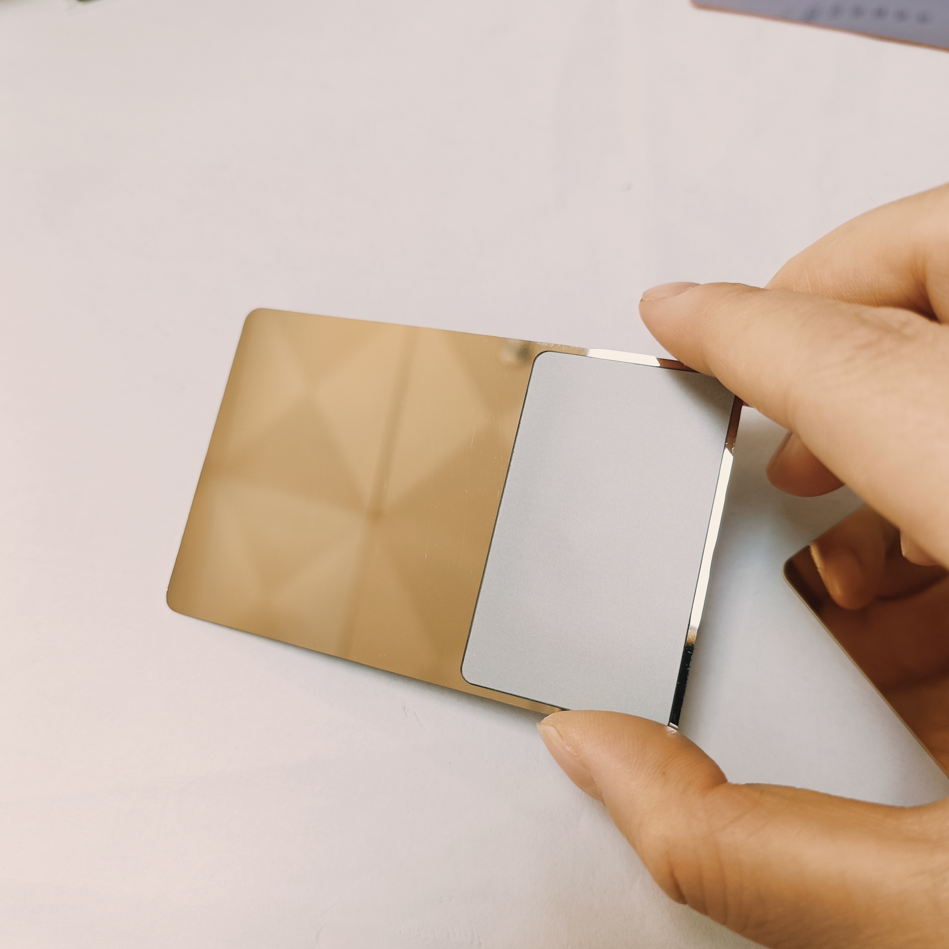 mirrow silver with retangle