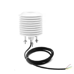 Salida Digital RS485 atmosférica para exteriores 0-5V estación meteorológica agrícola invernadero 4-20ma Rs485 Sensor de temperatura y humedad