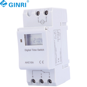 Wöchentlich programmier barer elektronischer Timer AC220V 25A 16A Digitaler Timer-Schalter Relais-LCD-Display-Steuersc halter