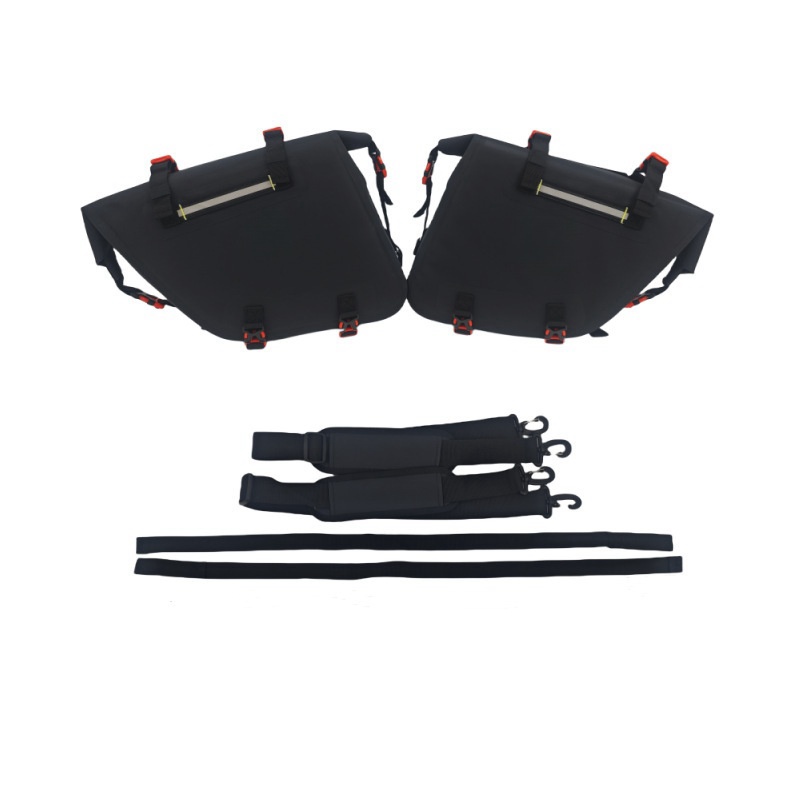 Black with Included Shoulder Straps and Binding Straps