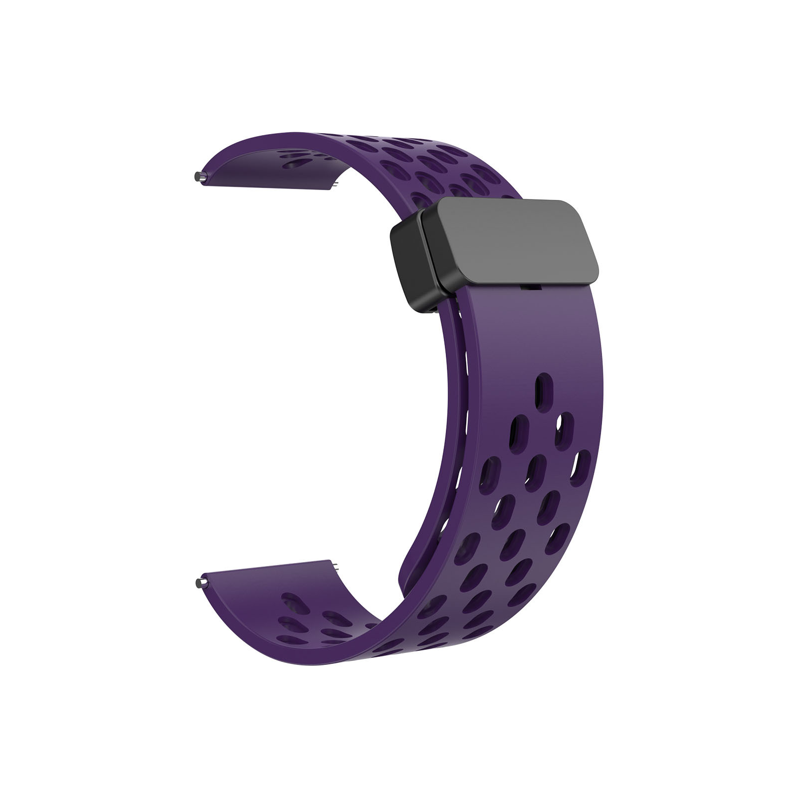 Violet profond-Boucle noire
