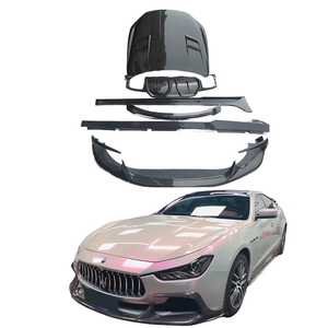 ชุดบอดี้คุณภาพสูงสำหรับ Maserati Ghibli ชุดบอดี้คาร์บอนไฟเบอร์สไตล์ ASPEC ขอบด้านหน้ากระโปรงด้านข้างตัวกระจายแสงด้านหลัง2014-2017 - Product Image 1