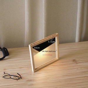 Wholesale Custom Picture Wood <strong>Frame</strong> With UV and Die-Cutting Printing Fashionable Iron and Aluminium Logo Customizable - Product Image 5