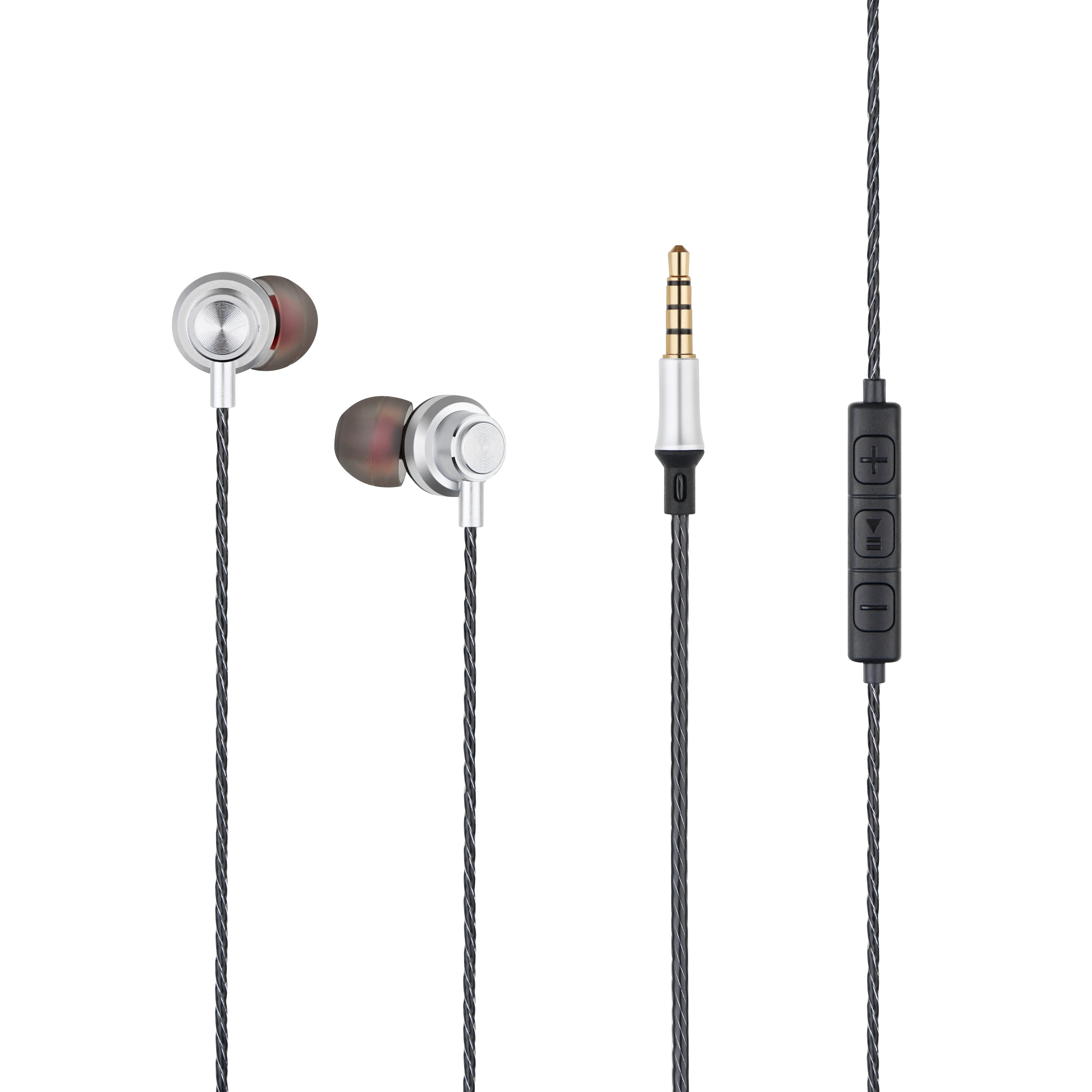 Productos calientes 2020 vuelos auriculares de Metal en-oído auriculares móvil Auriculares auriculares con micrófono con cable para ordenadores portátiles/teléfono móvil