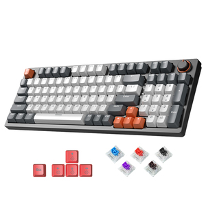 SAMA Custom <strong>Function</strong> Knob Mechanical Wired Gaming <strong>Keyboard</strong> Blue Switch Axis Multimedia Compatible Ergonomics <strong>Keyboards</strong> - Product Image 1