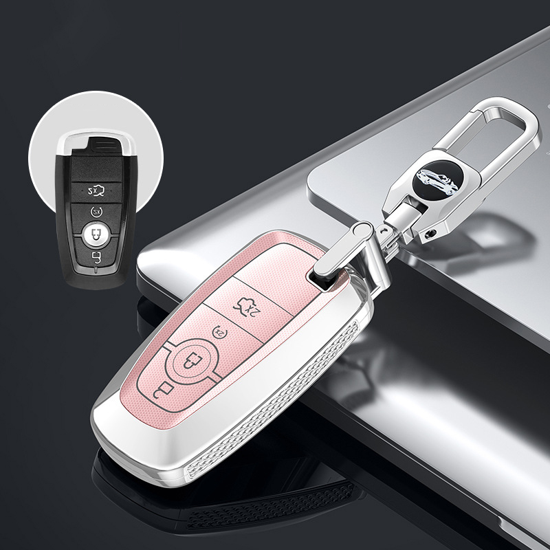 4 Button Pink+Key Ring