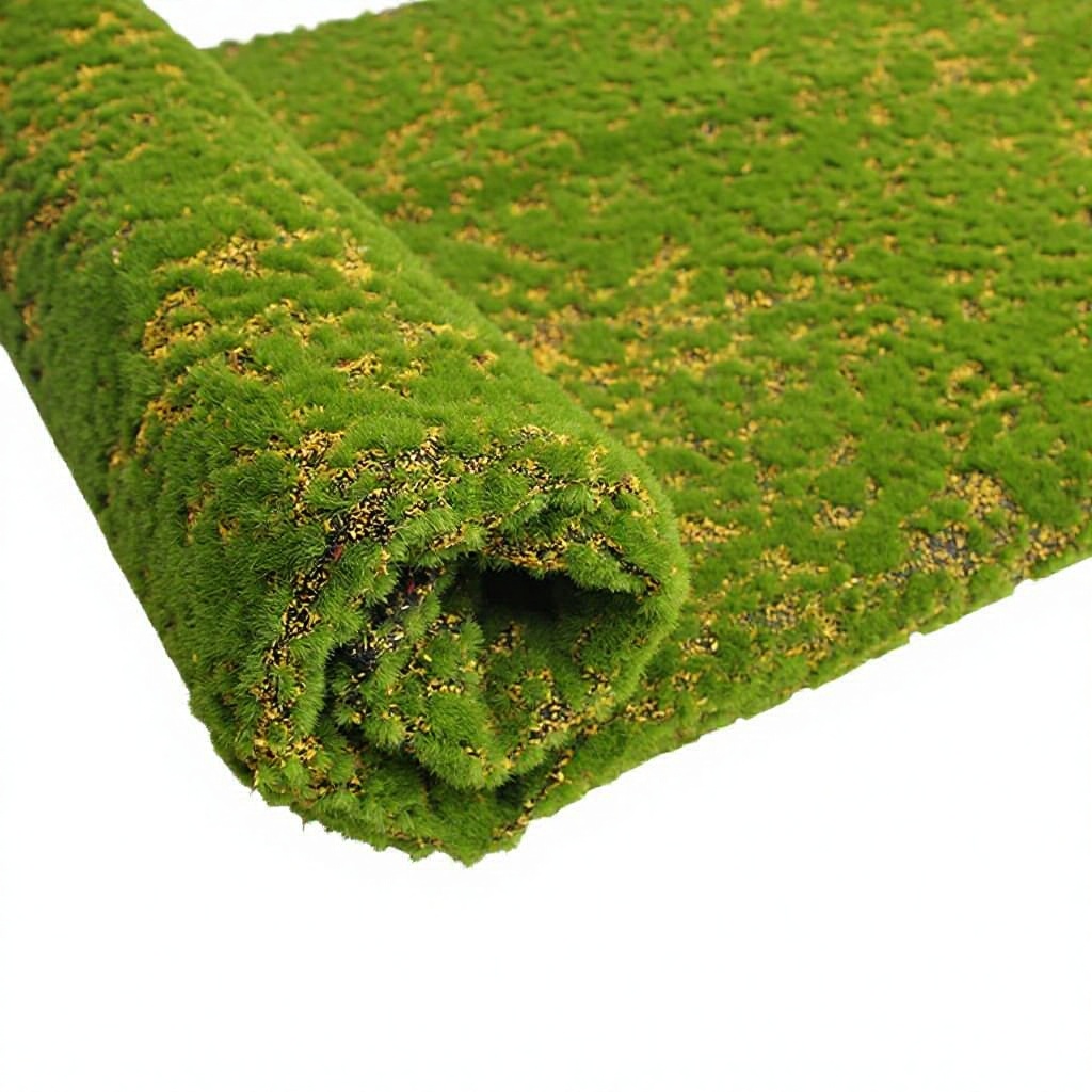 1m x1 mousse à fond à pois beiges