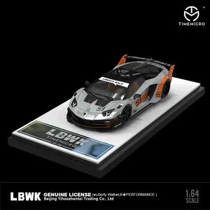 TimeMicro <span class=keywords><strong>1</strong></span>:64 Lam borghini LP <span class=keywords><strong>700</strong></span> GTEVOメタルコレクタブルシミュレーションダイキャストカーアロイカーモデル