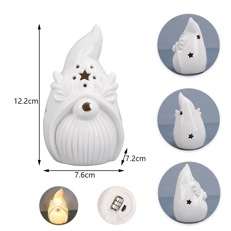 White 10.1x9.7x17cm