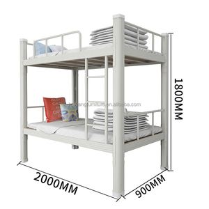 Kolay monte mobilya işçi çift Metal ranza fabrika ucuz fiyat için metalik ranza yatılı okul - Product Image 4