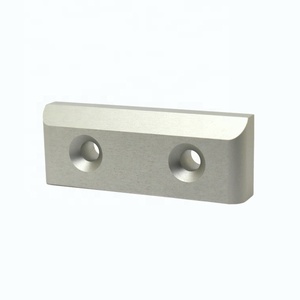 Precision CNC Square <strong>Coupling</strong> <strong>M3</strong> Threaded Bracket Aluminum Fixing Block Natural Anodized Machined Parts - Product Image 6