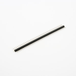 2.54mm maschio Breakable Pin Header Strip 40Pin 1x40P singola fila dritto placcato oro maschio Pin Header Strip connettore nero