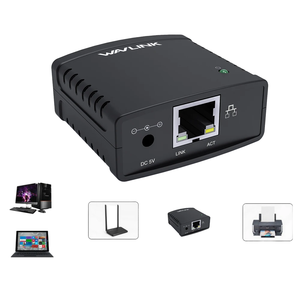 Wavlink USB 2.0 Port LPR Printer <strong>Server</strong> with 10/100Mbps <strong>Ethernet</strong> Sharing LAN Networking Printer Adapter USB Hub for <strong>Print</strong> <strong>Server</strong> - Product Image 1