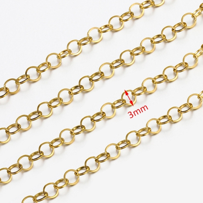 Or D-18K de 3 mm de largeur