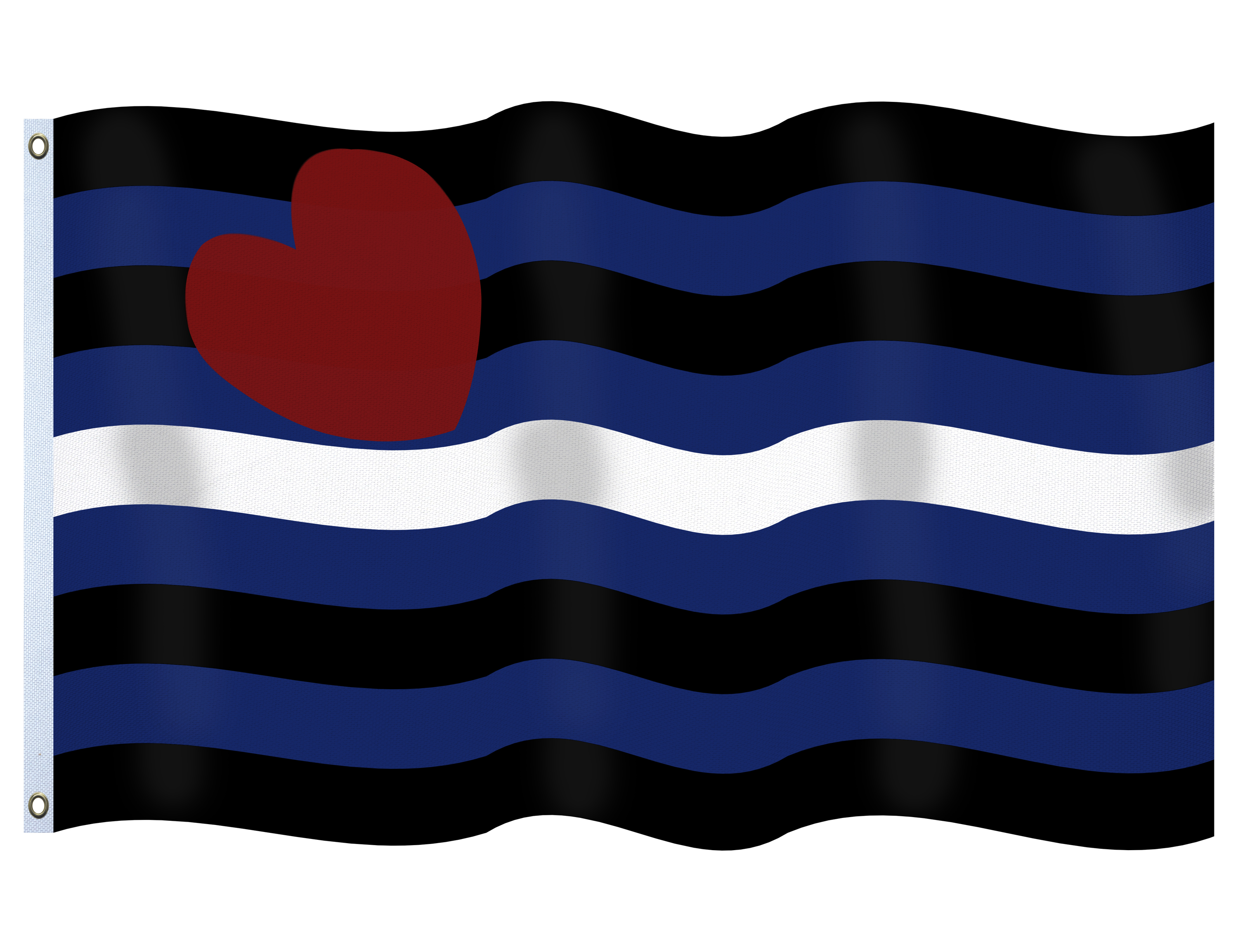 Drapeau en cuir