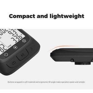 Coospo-Ordenador de bicicleta inalámbrico, velocímetro y odómetro con monitor de ritmo cardíaco ANT +, sensor de cadencia, compatible con BT 5,0 - Product Image 3