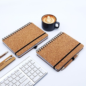 Customizable A3 Spiral <strong>Notebook</strong> Eco-Friendly Cork Strap Cross-Border Design for Foreign Trade Customizable Logo Leather - Product Image 2